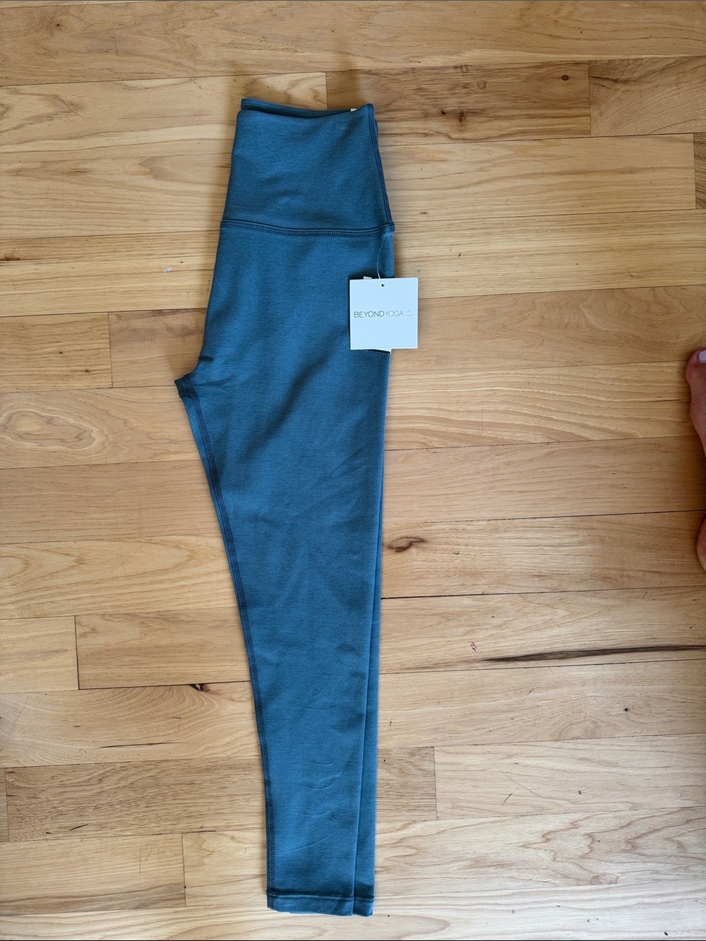 Beyond Yoga Teal Performance High-Rise Leggings